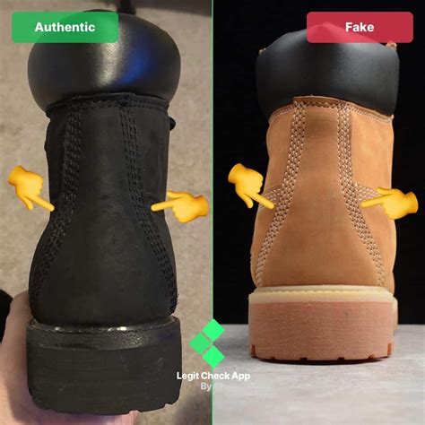 real vs fake timberland boots